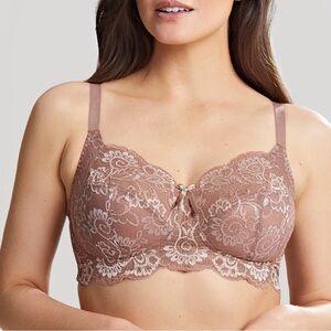 PANACHE Size 40F Andorra Non Wired Full Cup Bra No Wire Warm Taupe NWT Wireless